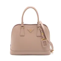 人気モデル✨PRADA サフィアーノラクス　2wayハンドバッグ プラダ サフィアーノラクス レザー 2WAYハンドバッグ ブラック