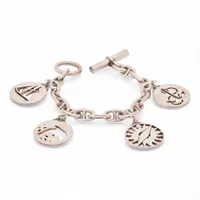 エルメス アミュレット4 925 ブレスレット シルバー