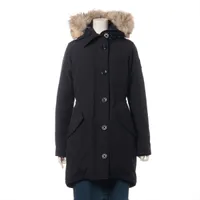 カナダグース ROSSCLAIR PARKA コットン×ポリエステル ダウンジャケット ブラック