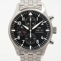 IWC パイロットウォッチ IW377710 SS AT 黒文字盤 ＡＢランク