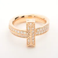 ティファニー Tワン ワイド ダイヤ 750(PG)