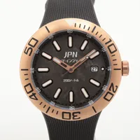 JPN シンカイ JPNW-002CRG Ti×ラバー AT グレー文字盤