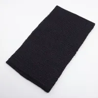 エルメス シルク×アルパカ スヌード ネイビー Ａランク