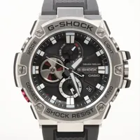 カシオ Gショック GST-B100-1AJF SS×ラバー ソーラー 黒文字盤 ＡＢランク