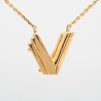 ヴィトン LV＆MEV M61077 GP ネックレス LE1129 ゴールド