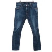 ディースクエアード コットン デニムパンツ 23SS ネイビー Ａランク