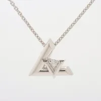 ヴィトン パンダンティフ LV ヴォルト ワン ダイヤ 750(WG)