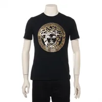ヴェルサーチ メデューサ コットン Tシャツ ブラック ＡＢランク