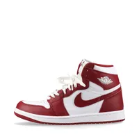 ナイキ AIR JORDAN 1 レザー×パテント ハイカットスニーカー