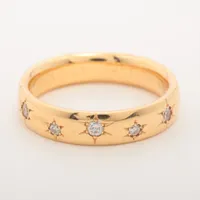 4℃ ダイヤ K18(YG)