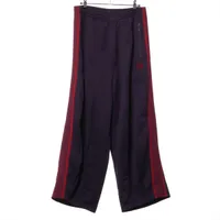 ニードルス ポリエステル トラックパンツ レッド×パープル ＡＢランク