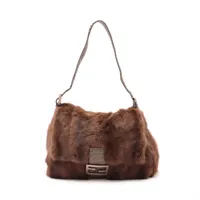 フェンディ　ズッカ　マンマバケット　キャンバス　ショルダーバッグ　ブラウン 楽天市場】フェンディ FENDI ショルダーバッグ ズッカ マンマ