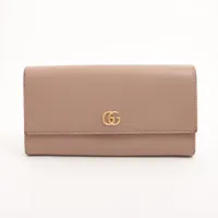 グッチ GGマーモント 456116 レザー ラウンドジップウォレット グッチ GGマーモント 456116 レザー ラウンドジップウォレット