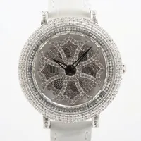 アンコキーヌ SS×革 AT 白文字盤