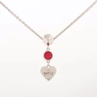 グッチ ロゴ 925 ネックレス シルバー ＡＢランク