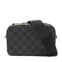 ルイヴィトン ダミエ グラフィット アルファ ウエアラブル N60418 LOUIS VUITTON ヴィトン ダミエ グラフィット アルファ
