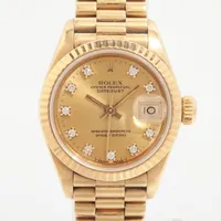 ロレックス デイトジャスト 69178G YG AT シャンパン文字盤
