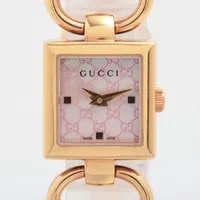 グッチ トルナヴォーニ GP QZ シェル文字盤