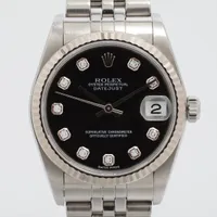 ロレックス デイトジャスト 78274G SS×WG AT 黒文字盤
