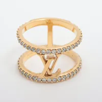 ルイ・ヴィトン リング LV アイコニック ストラス GP×ラインストーン