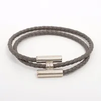 エルメス トゥルニ トレッセ GP×革 ブレスレット オレンジ AB エルメス トゥルニ トレッセ GP×革 ブレスレット オレンジ AB