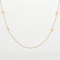 クリスチャンディオール Diorロゴ GP ロングネックレス ゴールド ＡＢランク