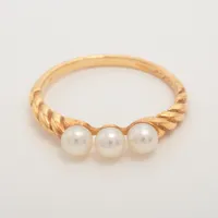 ミキモト パール K18(YG)