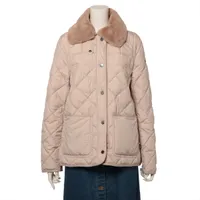 モンクレール CYGNE ポリエステル×ナイロン ダウンジャケット 24年 ベージュ Ａランク