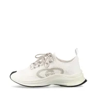 グッチ GUCCI RUN ニット×ラバー スニーカー ホワイト ＡＢランク