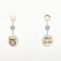 グッチ ブラインドフォーラブ 925 ピアス(両耳用) シルバー AB