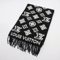 ヴィトン モノグラム LV マフラー LV 3D M90816 ウール×カシミヤ