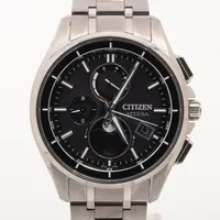 シチズン アテッサ BY1001-66E TI ソーラー 黒文字盤