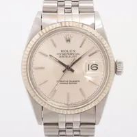 ロレックス デイトジャスト 16014 SS×WG AT シルバー文字盤