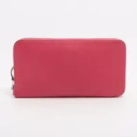 エルメス アザップロングシルクイン ヴォーエプソン フランボワーズ シルバー金具 ＡＢランク