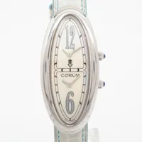 コルム SS×革 QZ シェル文字盤