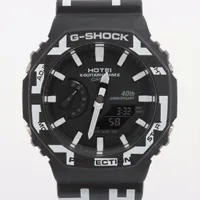 カシオ Gショック GA-2100HT-1AJR SS×ラバー QZ 黒文字盤 Ａランク