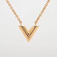 ヴィトン エセンシャル V M00857 GP ネックレス OB0233 ゴールド ヴィトン エセンシャル V M00857 GP ネックレス OB0233 ゴールド