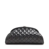 シャネル マトラッセ ラムスキン ブラック シルバー金具 ＡＢランク