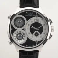 カーティス ビッグタイムワールド SS QZ 黒文字盤