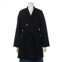 エルメス カシミヤ チェスターコート 19AW ブラック Ａランク