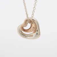 ティファニー　オープンハート　ダブルネックレス 中古・古着通販】TIFFANY & Co. (ティファニー) ダブルオープン