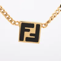 フェンディ FF GP ネックレス ゴールド ＡＢランク