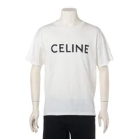 セリーヌ コットン Tシャツ ホワイト ＡＢランク