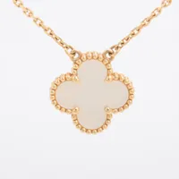 ヴァンクリーフ&アーペル ヴィンテージアルハンブラ シェル 750(YG) ＡＢランク