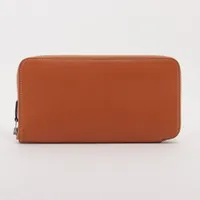エルメス アザップロングシルクイン ヴォーエプソン ゴールド シルバー金具 ＡＢランク