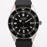 シチズン プロマスター Ti×ラバー AT 黒文字盤