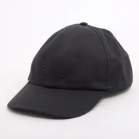 グッチ ロゴ 782732 コットン ベースボールキャップ ブラック ＡＢランク