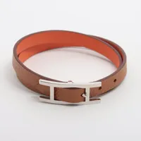 レザーブレスレット 《ビーアピ》 ドゥブルトゥール | Hermès