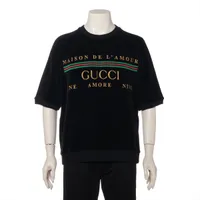 グッチ コットン×ナイロン Tシャツ ブラック ＡＢランク