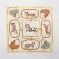 エルメス カレ90 GRAND APPARAT 盛装の馬 シルク スカーフ